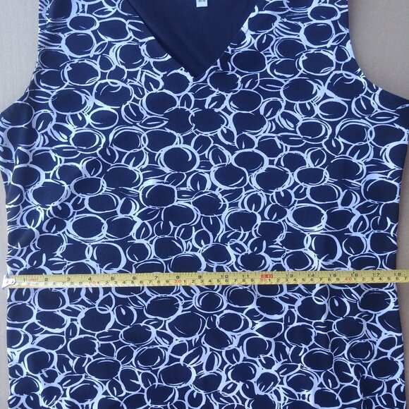 90s vibe Della Spiga Italy Black White Stretch Dress Optional Belt Size Medium - Picture 11 of 12